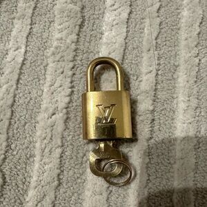 LOUIS VUITTON lock and key